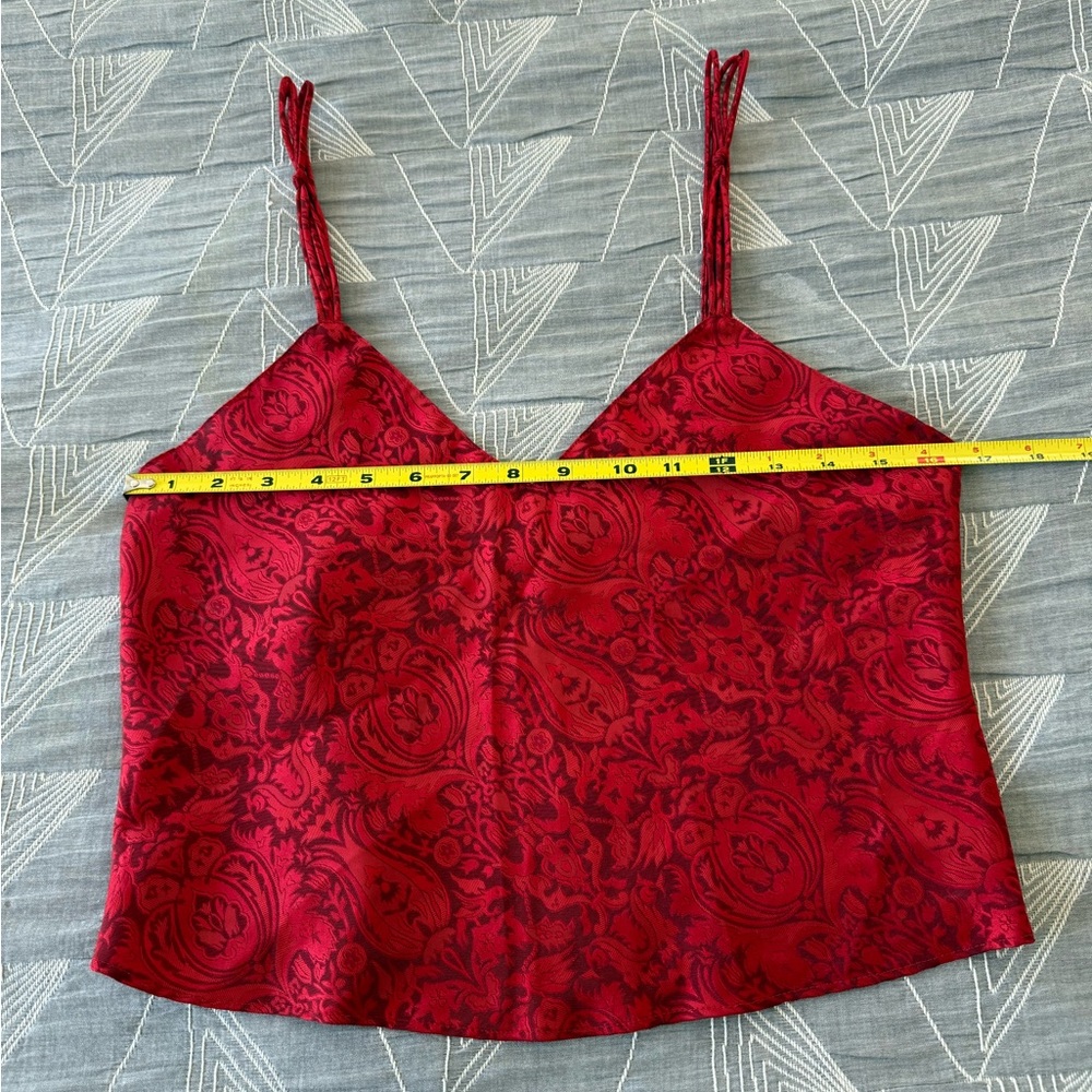 Victoria's Secret Gold Label Sexy Red Camisole Cami Tank Top | Vintage 90s Y2K - Picture 6 of 9